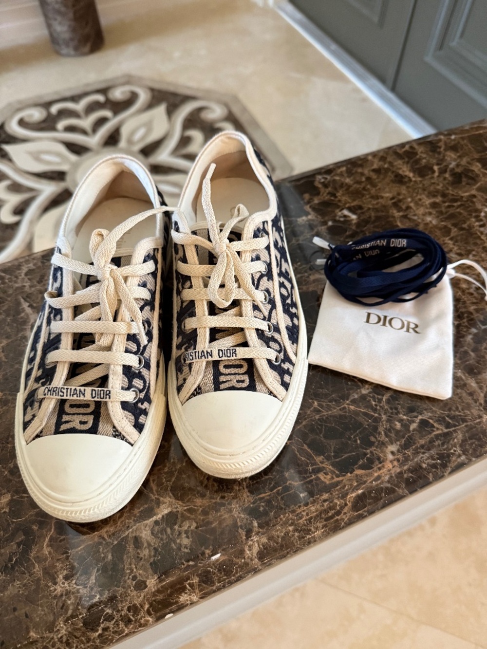 Size 7 - Dior Walk'N'Dior Deep Blue